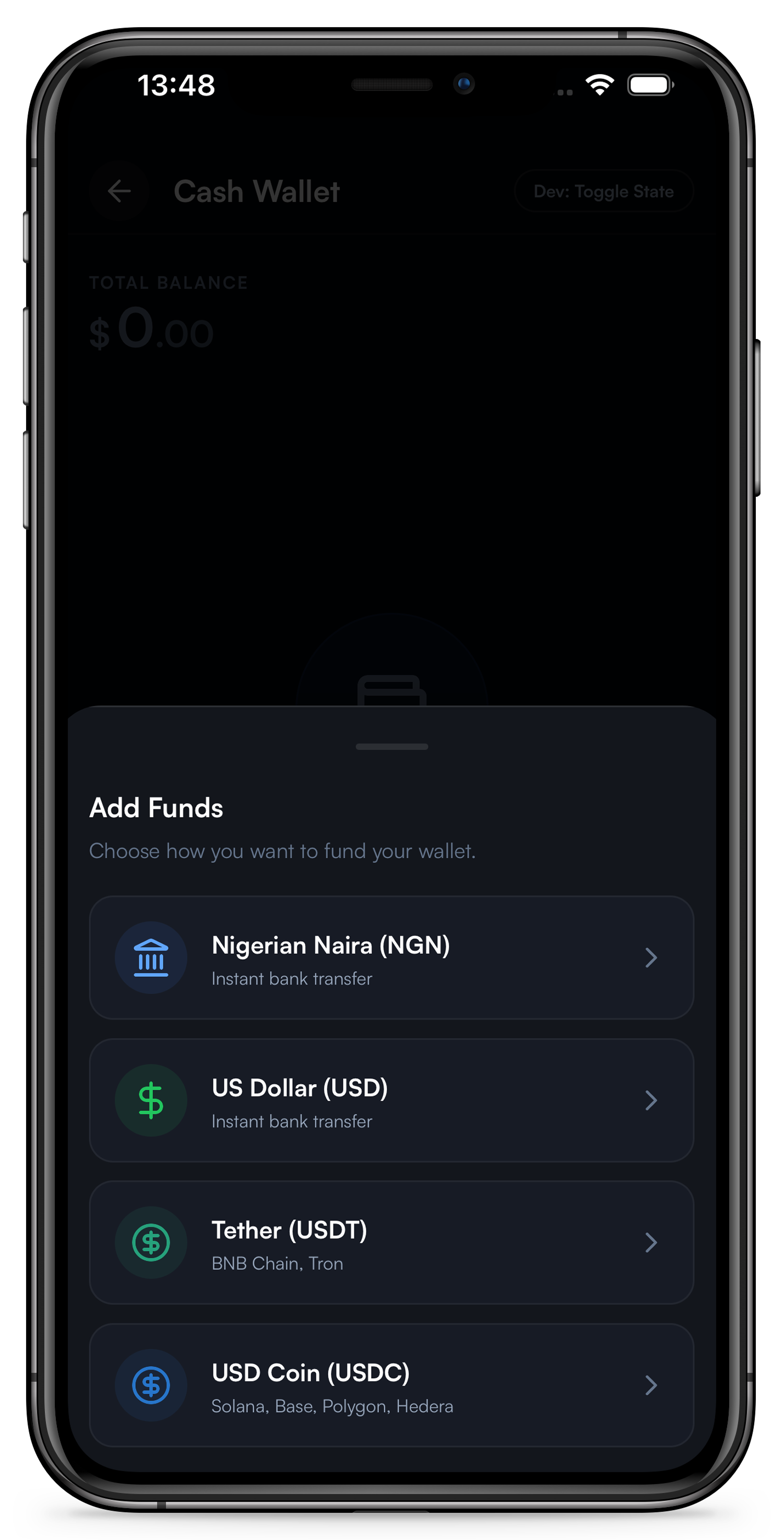 Bank Transfer Deposit